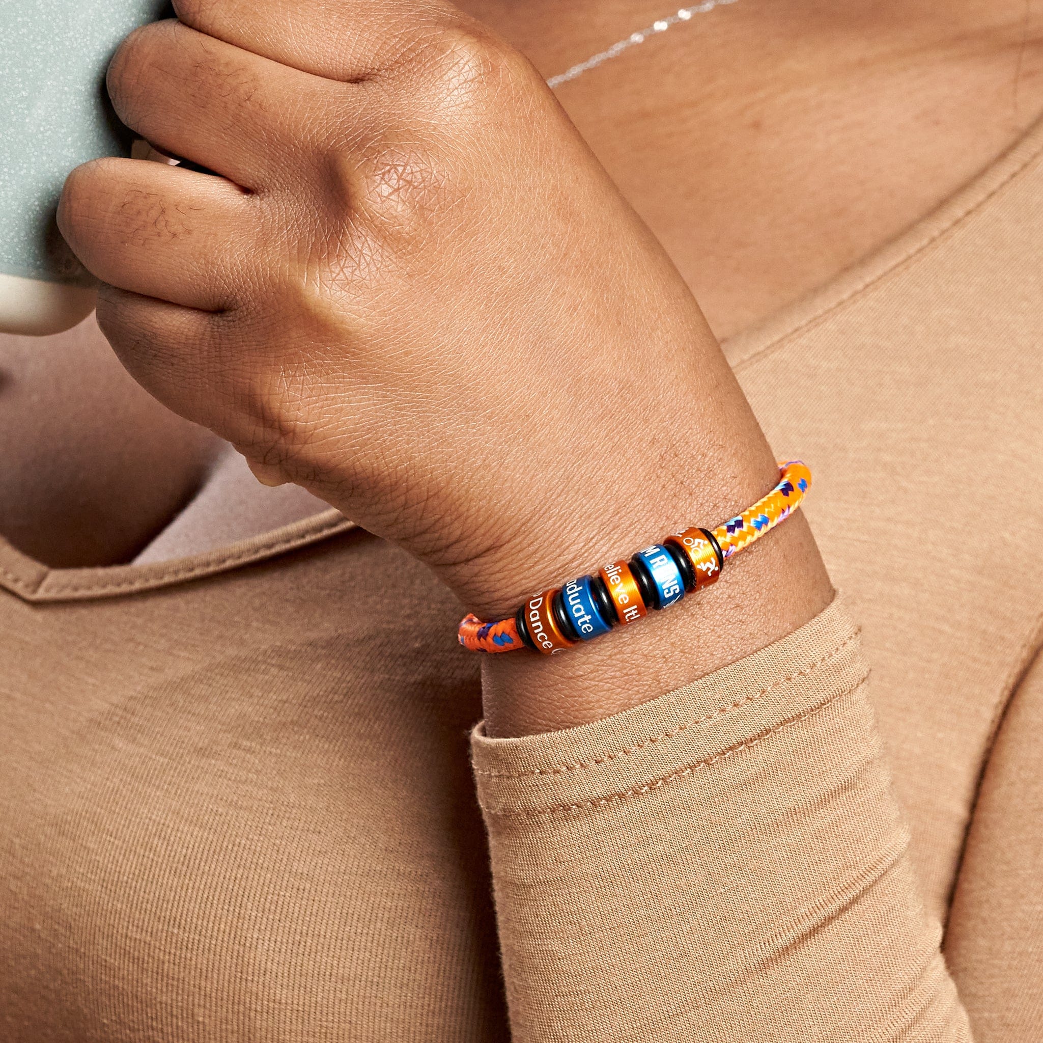 Ruby Red Cord NOTCH Bracelet - Image 5